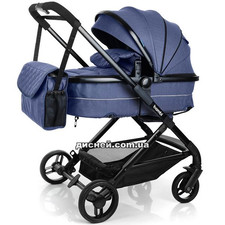 Коляска детская M 3895-4, универсальная, синяя